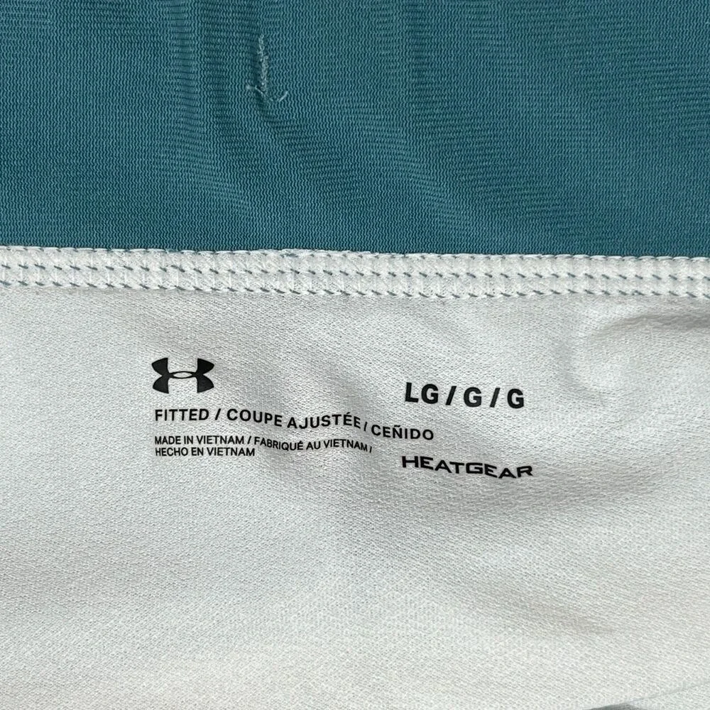 Under Armour Heatgear Fitted Running Shorts Women L Speedpocket Lined Athleisure